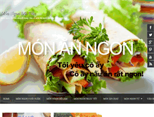 Tablet Screenshot of monngondaitiec.com